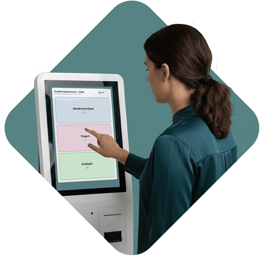 Interface do sistema em outro dispositivo.